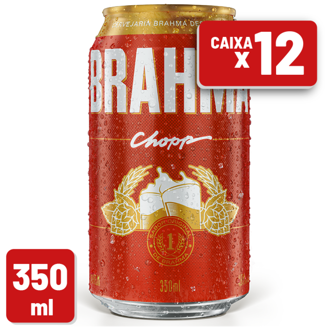 Brahma Chopp Lata 350ml